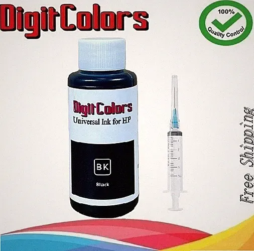 100ml Black Ink Refill Kit Bottle for HP 60/61/62/63/64/65/67/68 XL cartridges
