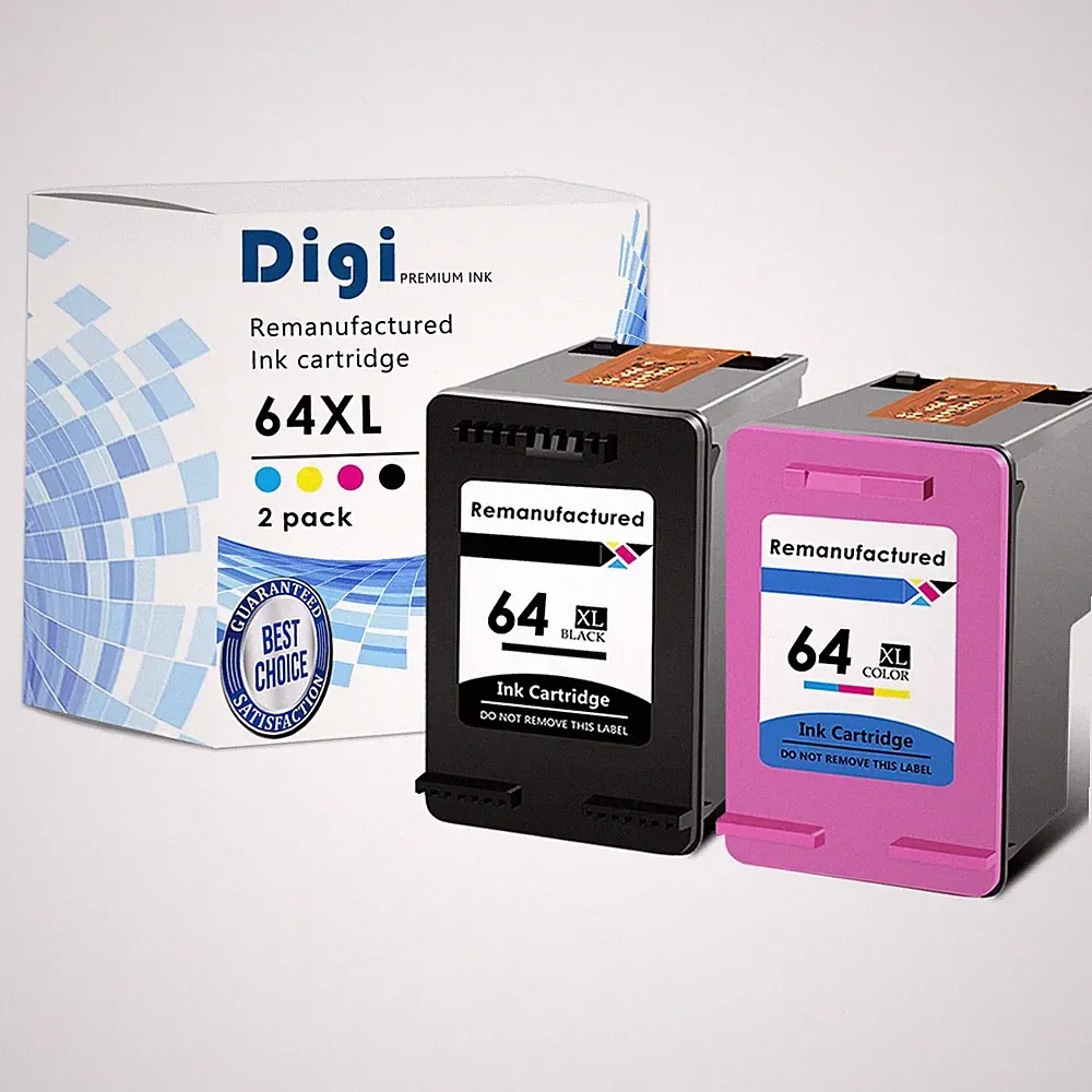 Compatible Ink Cartridge FOR HP 64XL 64 XL Envy Photo 7830 7855 6222 6230 7120