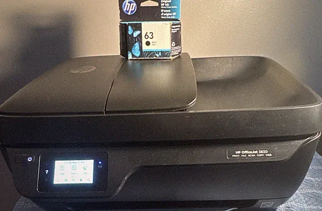 HP OfficeJet 3830 Wireless Color Inkjet All-in-One Printer Scan Copy Fax Web
