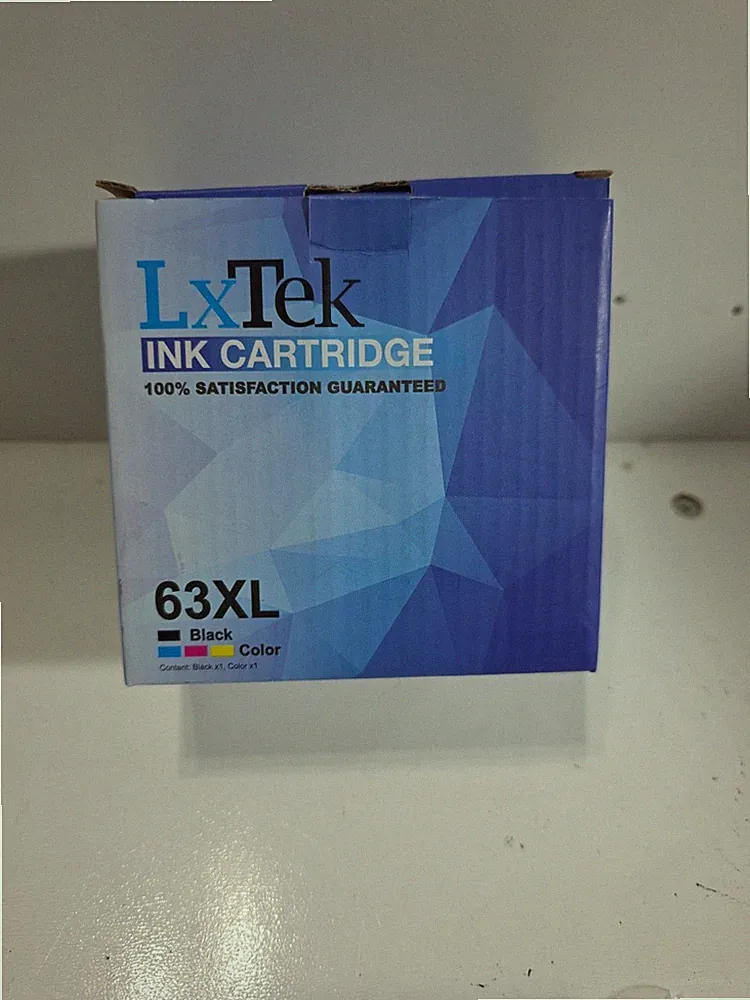 Lxtek 63Xl Ink Cartridges Combo Pack For Hp Printers Black And Color Pack