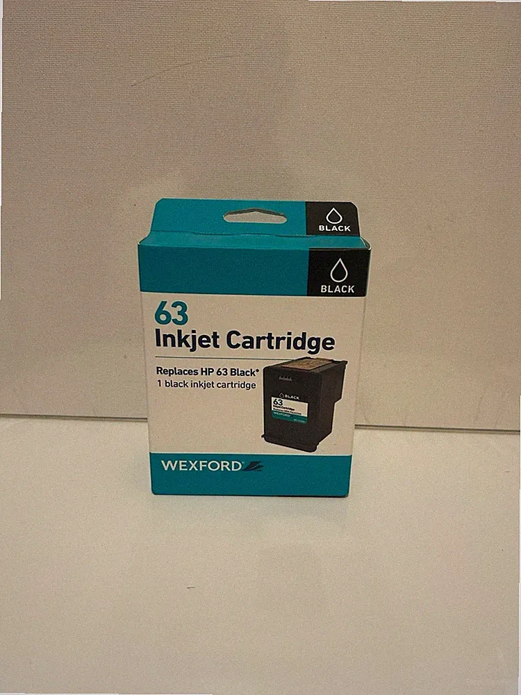 New WEXFORD Inkjet Cartridge Replaces HP 63, Black Ink Cartridge