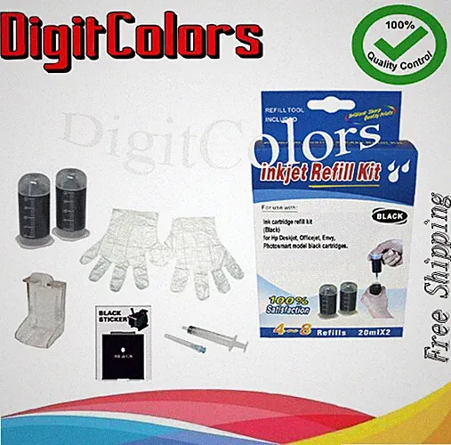 refill ink bottle kit for HP63XL HP62 HP63 HP62XL hp 64 65 65xl Black ink tool